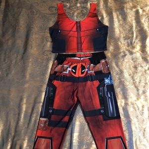 Deadpool top & leggings set